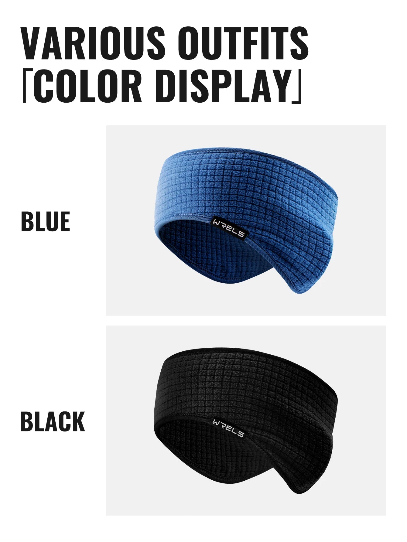 Thermal Fleece Ear Warmer Headband – Running Cycling Ski Windproof Sport Band