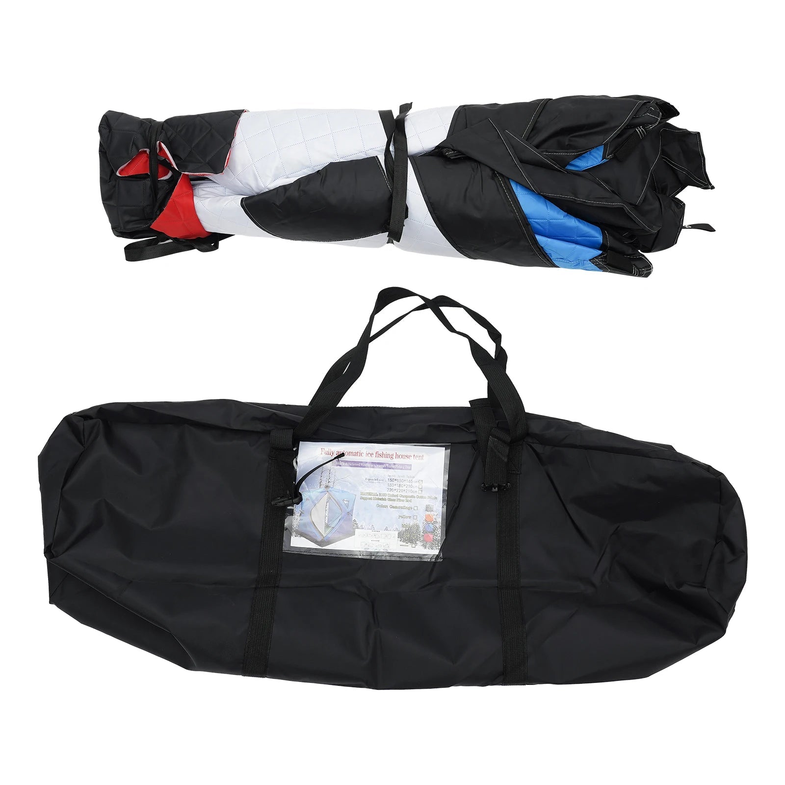 Insulated Ice Fishing Tent for 1–2 Persons – Portable Thermal Shelter Windproof Winter Camping Tent Trekker Essentials