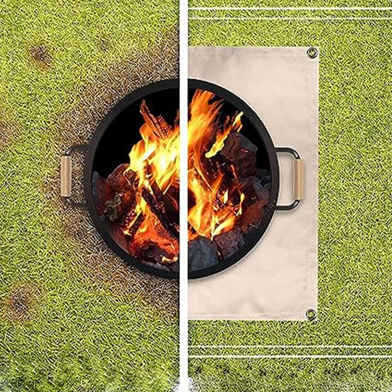 Fireproof BBQ Mat - Heat Resistant 700°C Camping Grill Pad for Outdoor Use