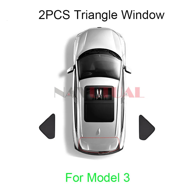 Tesla Model 3 & Model Y Privacy Sun Shade – Custom-Fit Car Window Sunshade