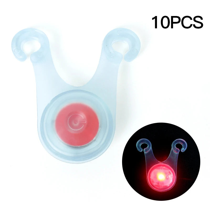 10PCS Waterproof LED Tent Lights – Mini Hanging Safety Lights for Camping, Cycling & Outdoor Use Trekker Essentials