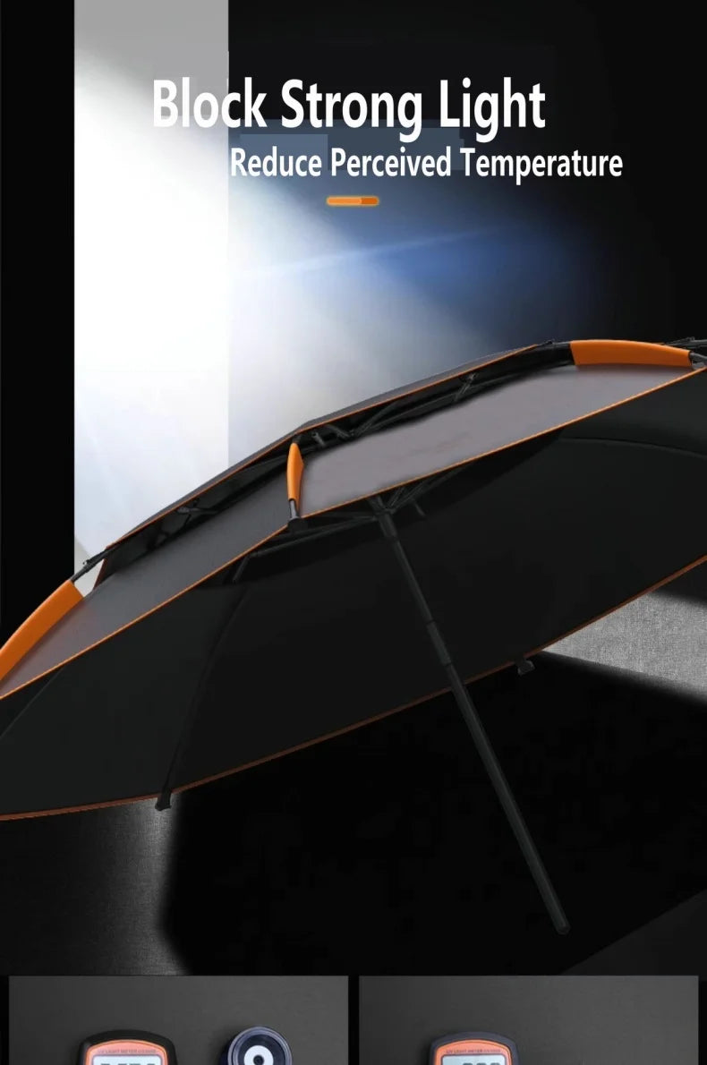 Fishing Umbrella Outdoor Sunshade Protector Thickened Version Beach Camping Backyard Large Parasol Waterproof Outdoor Umbrella Trekker Essentials