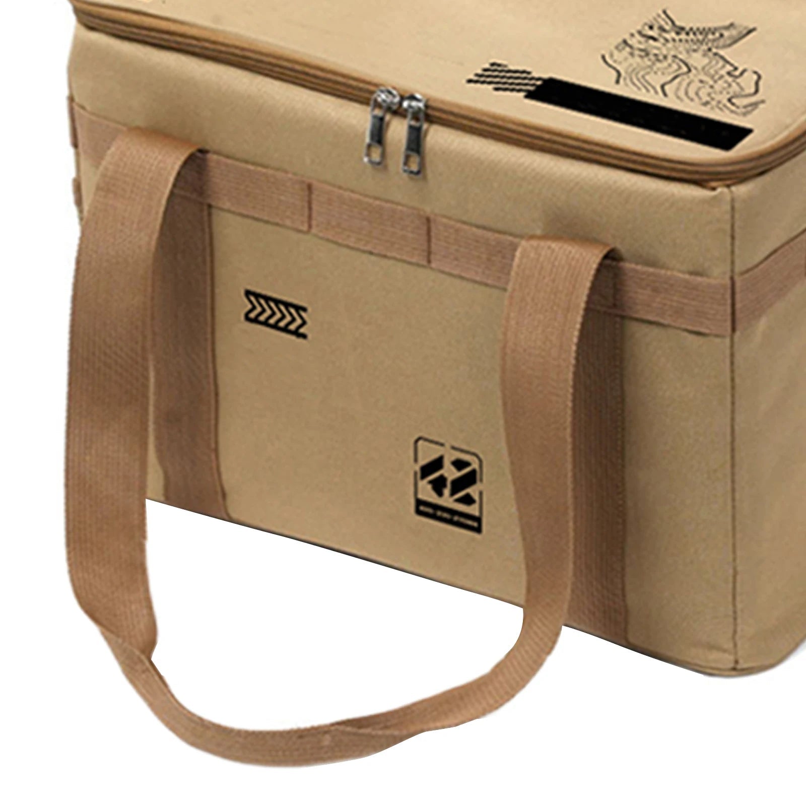 30L 42L Tactical Camping Storage Bag Insulated Folding Box Waterproof Picnic Tableware Field Equipment Outdoor Gear Organizer Trekker Essentials