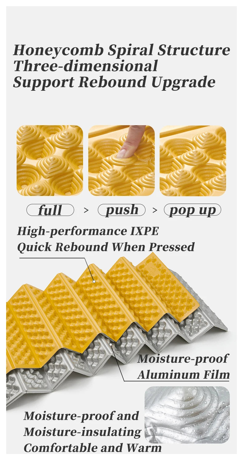 Portable Camping Mat – Waterproof Foam Sleeping Pad for Trekking, Picnic & Travel – Moistureproof & Lightweight