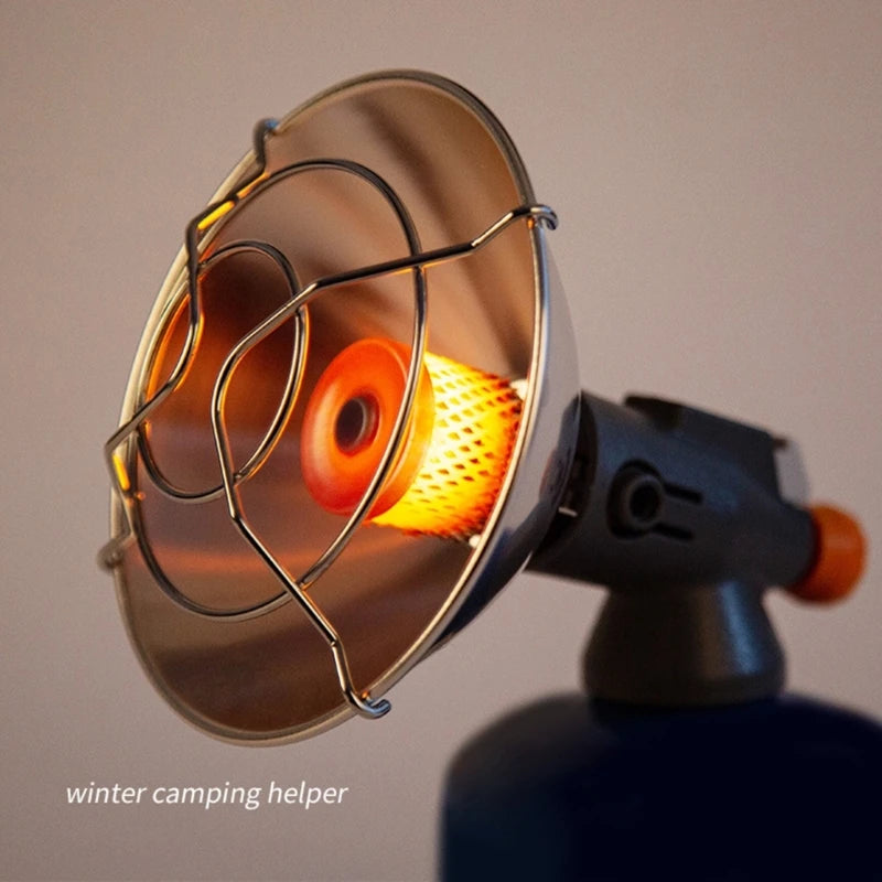Compact Outdoor Gas Heater with Piezo Ignition | Portable Camping Warmer for Multi-Person Use