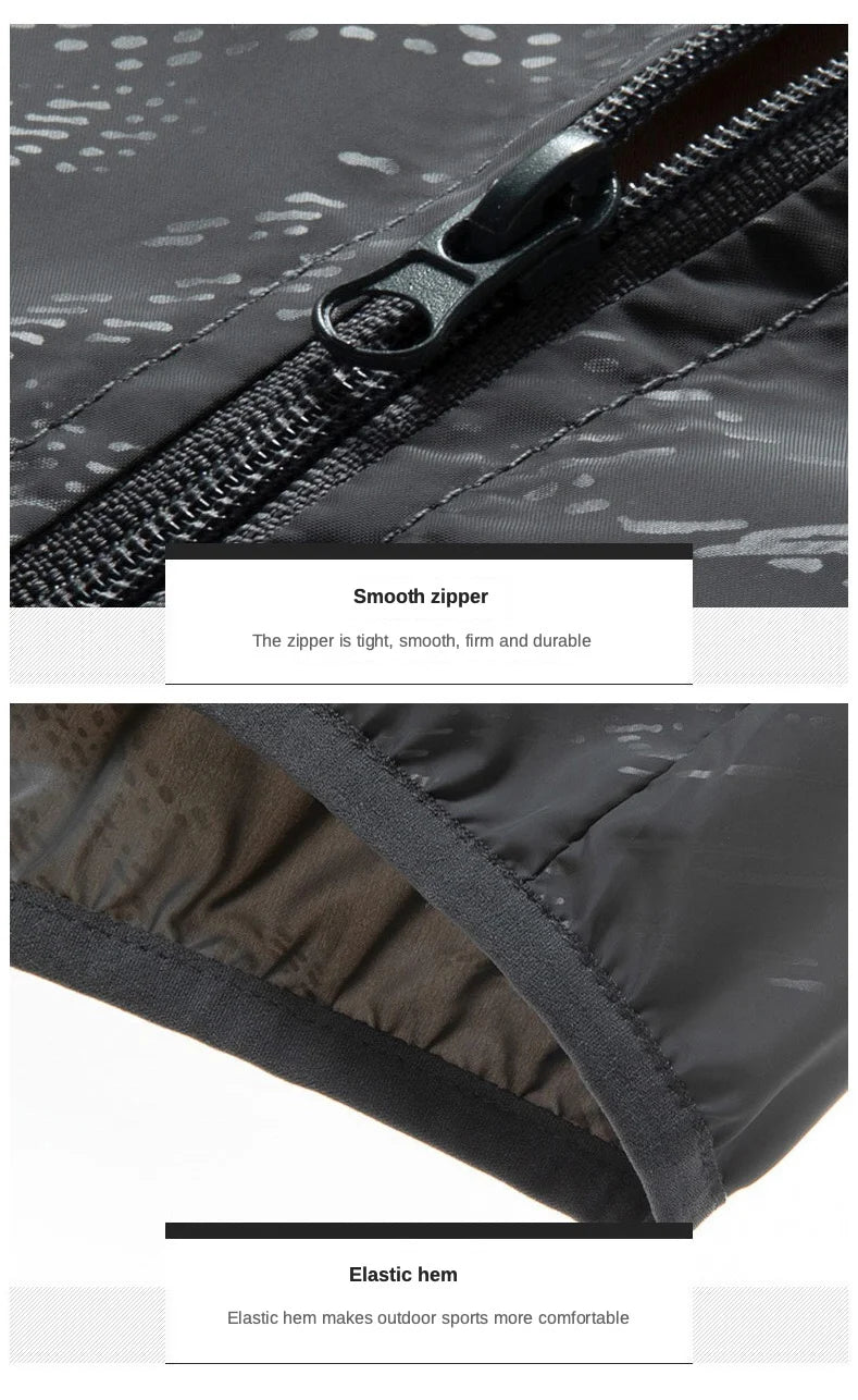 Camping Waterproof Jacket Men Women Windbreaker Men Raincoat Rain Jacket Men Waterproof Hiking Climbing Clothes Sun Protection Trekker Essentials