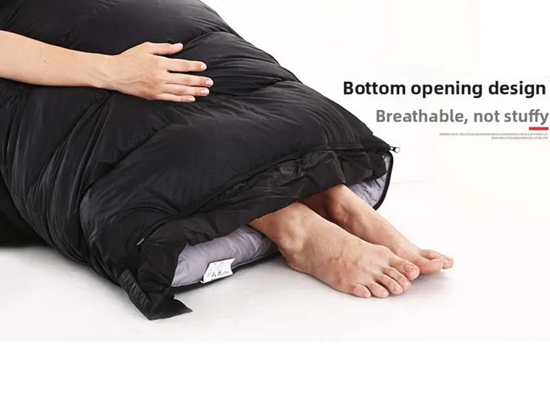 USB Heated Sleeping Bag – Waterproof Lightweight Winter Gear with 4-Zone Heating