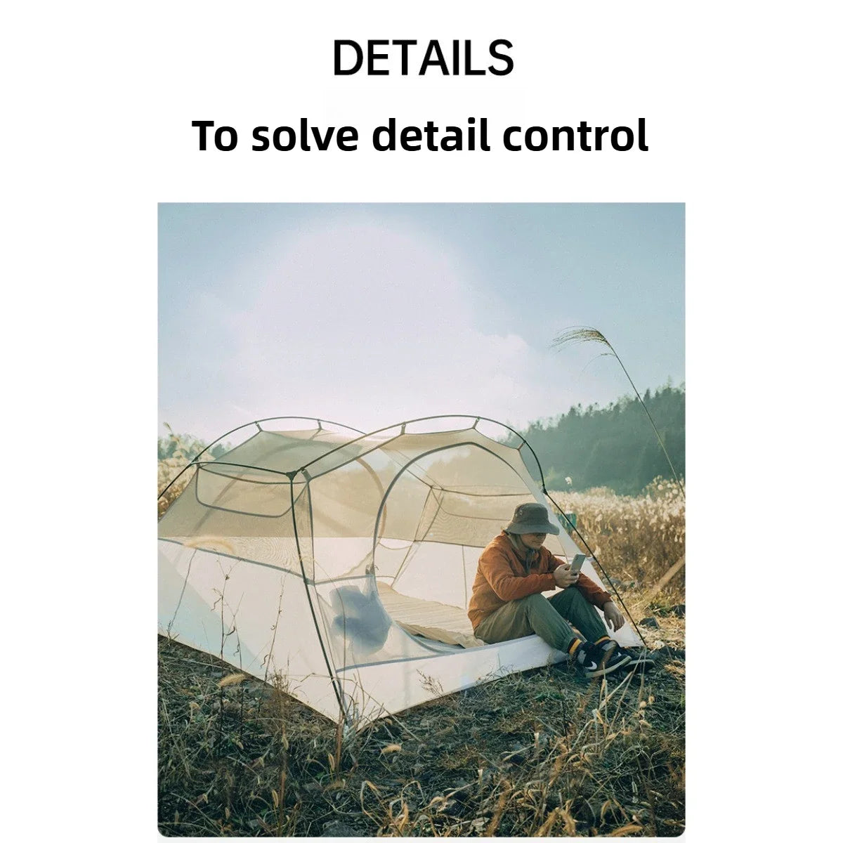 4-Season Waterproof Camping Tent – Double-Layer Rainproof Hiking Tent for Mountaineering & Outdoor Adventures