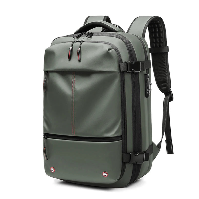 Travel Men 17 inch Laptop Backpack vacuum compression Backpack Business Large Capacity school Backpack expand outdoor backpack Trekker Essentials