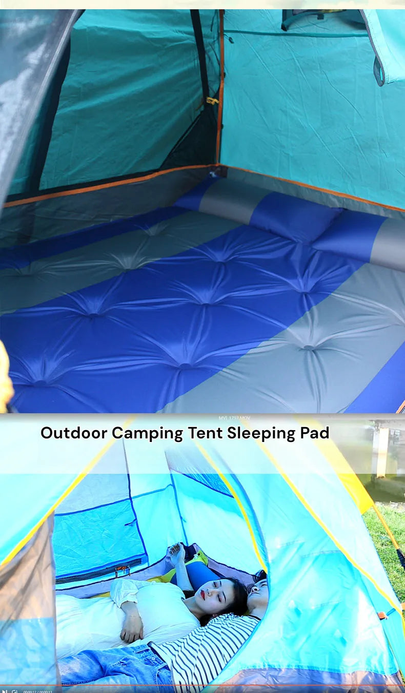 Car Automatic Iatable Bed SUV Car Folding Air Mattress Portable Back Seat Blow-up Sleeping Pad For Vehicle Trunk Travel Camping