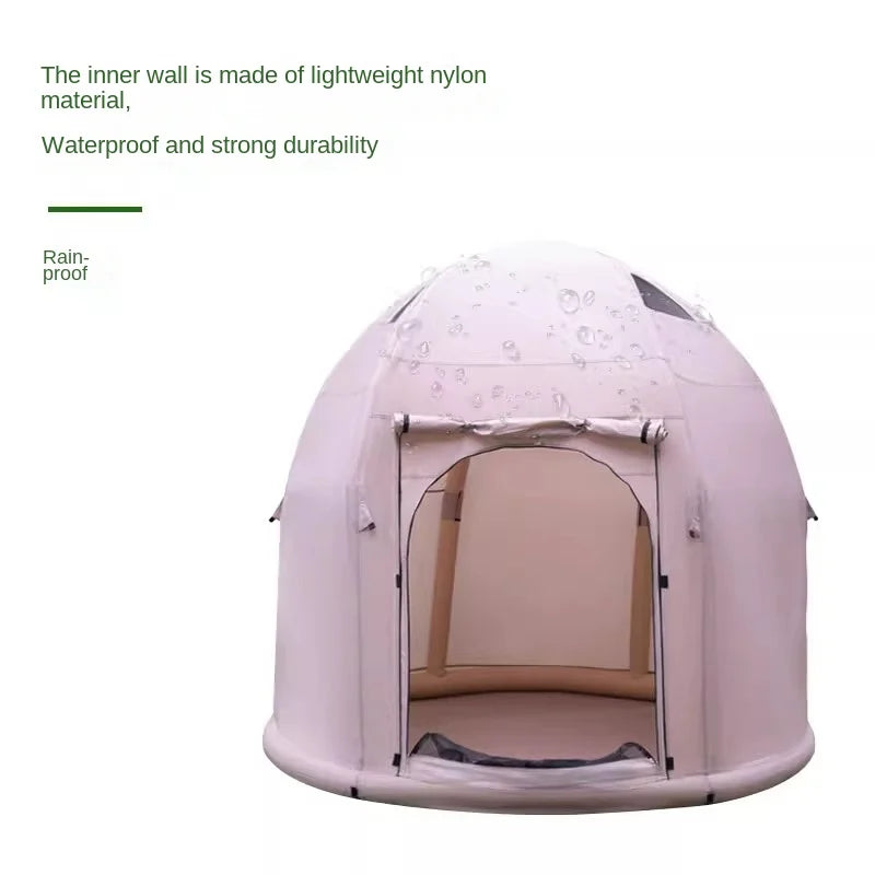 Self-Inflating Air Tent - Instant Setup Waterproof Shelter for 2-4 Campers