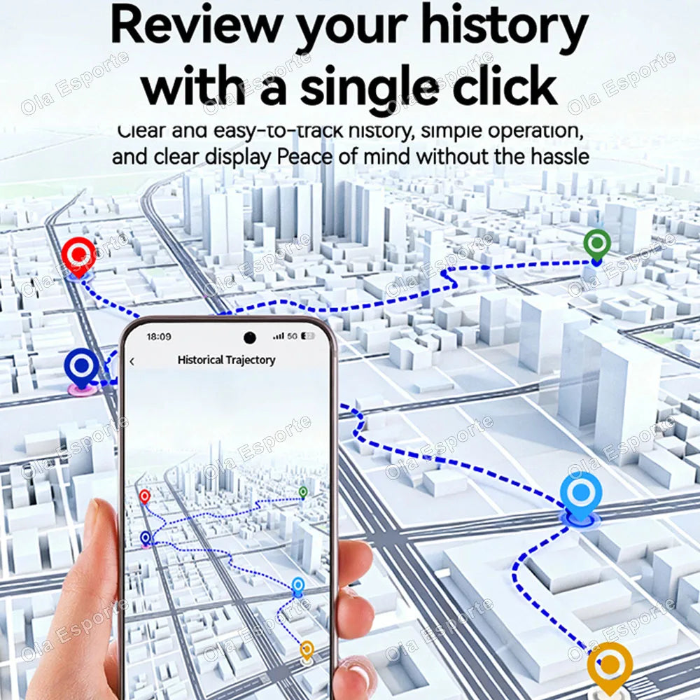 2026 Tracking Wristband Find Anti-Loss Kid Tracker Required Track History Precise Location Tracking One-Click Navigation via App Trekker Essentials