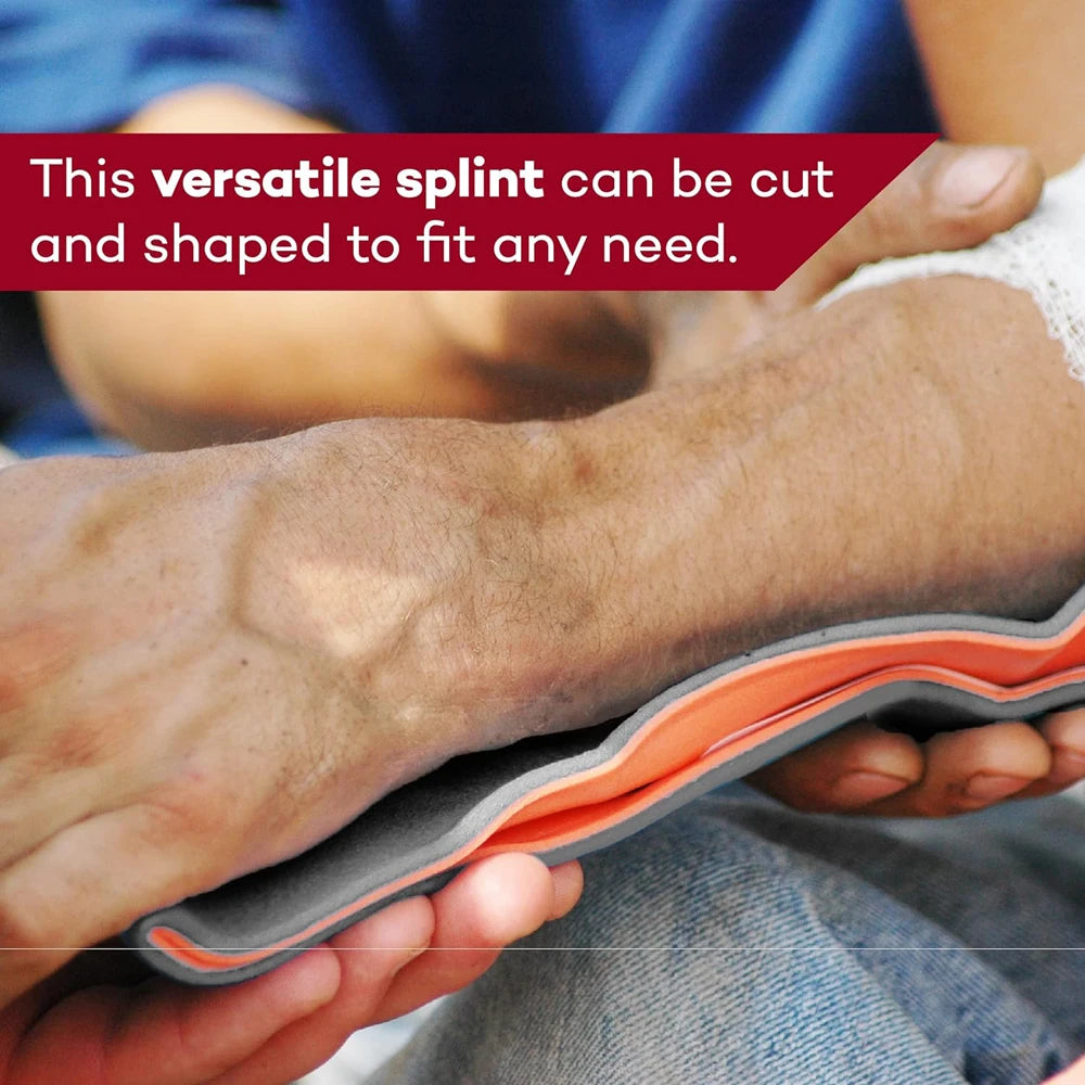 Emergency Aluminum Splint Roll (11×46cm) – Reusable Moldable First Aid Support for Fractures & Injuries Trekker Essentials
