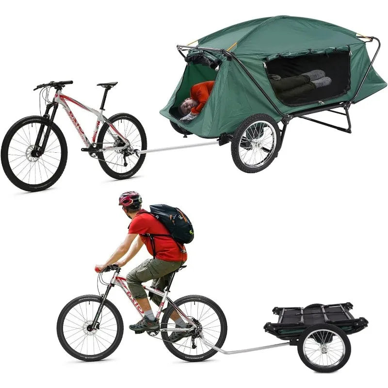 Removable Cycling Camping Tent Outdoor Folding Single Automatic Opening Hiking Tent Portable Overnight Camping Equipment Trekker Essentials