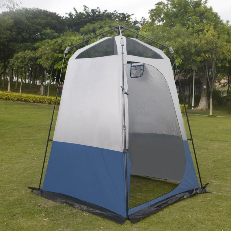 2-Person Pop-Up Shower Tent: Instant Automatic Privacy Shelter for Camping & Beach
