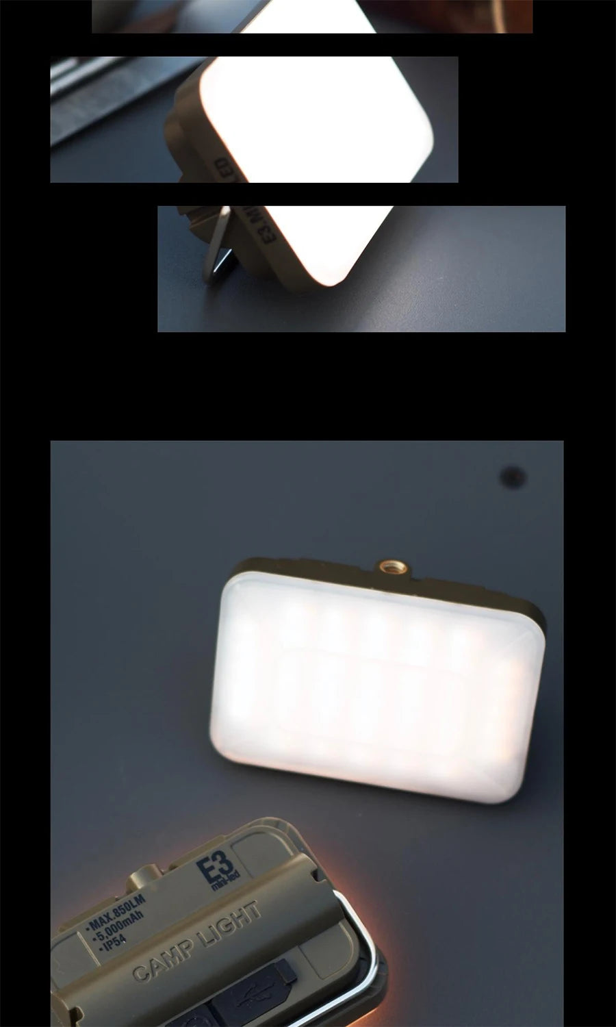 5000mAh Rechargeable LED Camping Tent Light – Portable Waterproof Hanging Lantern for Outdoor & Emergency Lighting Trekker Essentials