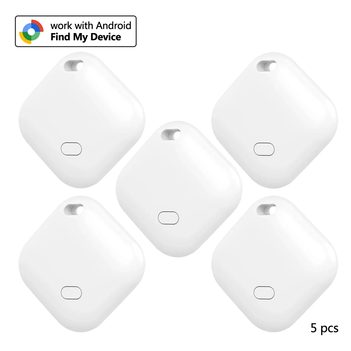Smart Tracker Tag for Android device Google Find Hub App tag Key Finder Wallet/bag tracker Google Certified Bluetooth Finder Trekker Essentials