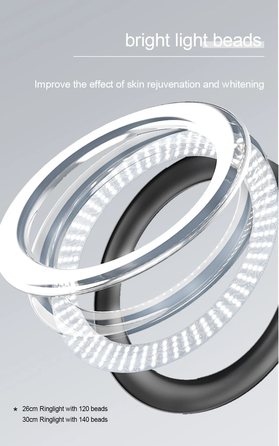 LED Ring Light with Adjustable Tripod Stand – Dimmable Circle Fill Light for Selfie, Makeup, Photography, and Video