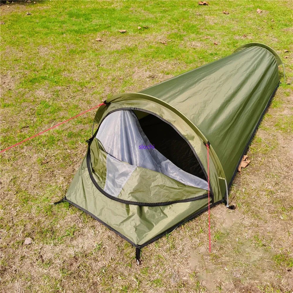 1-Person Ultralight Backpacking Tent – Waterproof 3-Season Camping & Cycling Tent Trekker Essentials