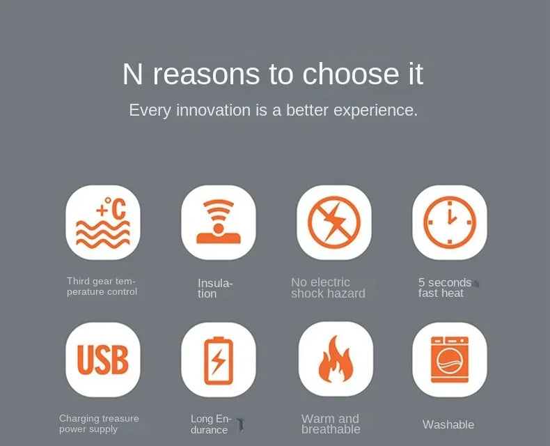 21-Zone Self-Heating Vest with USB Power | Men's & Women's Thermal Heated Jacket for Outdoor Activities