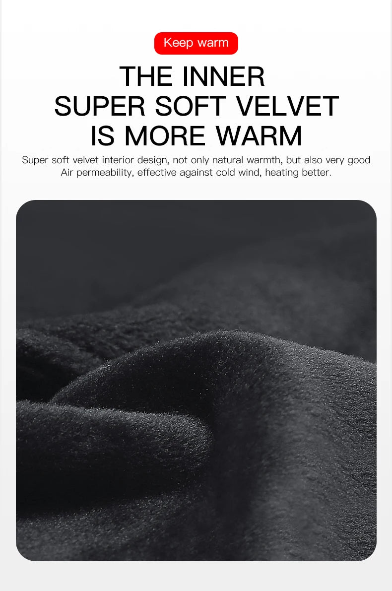 Touchscreen Waterproof Winter Cycling Gloves Full Finger Sports Riding Gloves Mountaineering & Camping