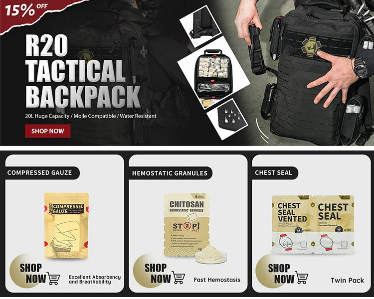 RHINO RESCUE Portable First Aid Kit – Lightweight Waterproof Emergency Kit for Hiking, Travel & Outdoor Use Trekker Essentials