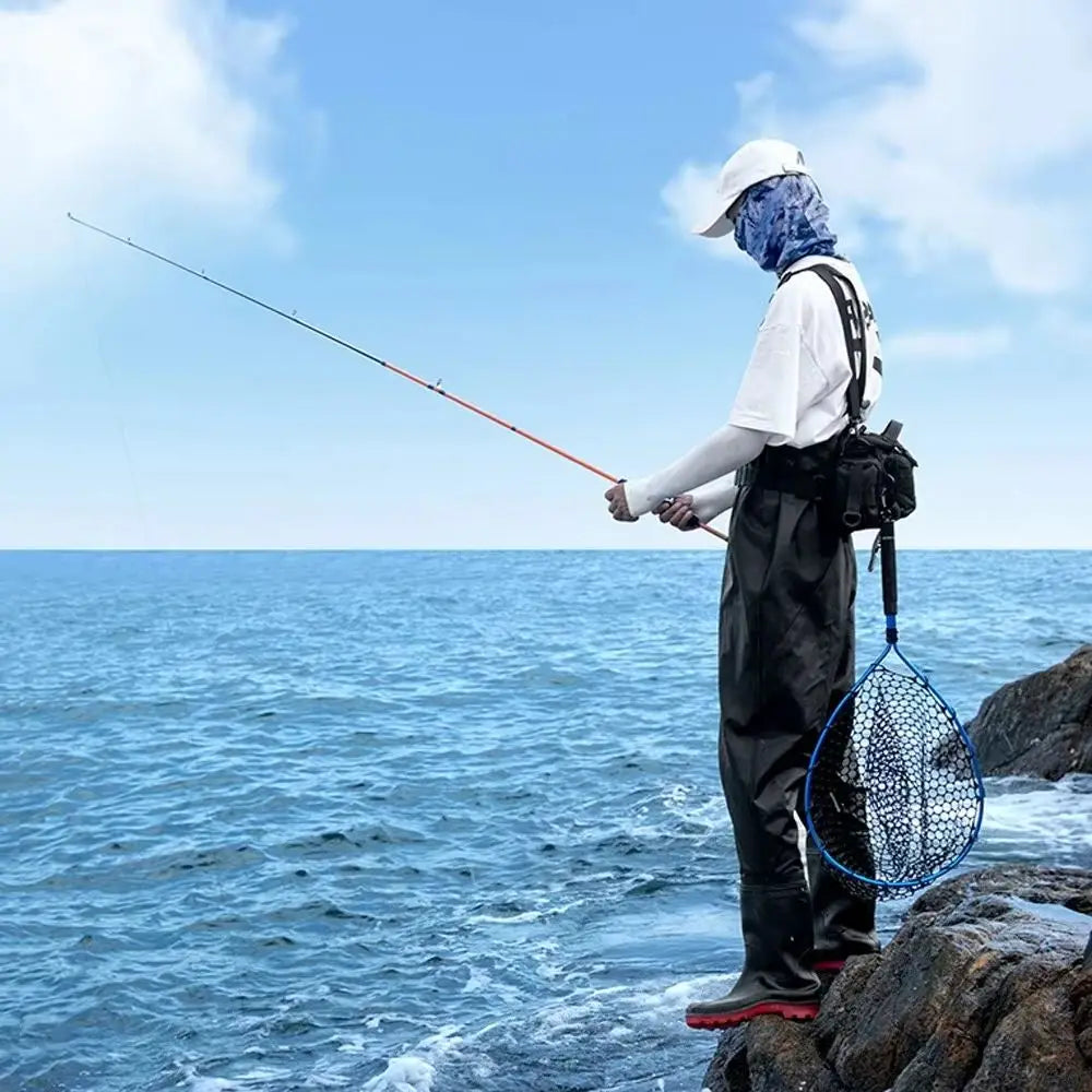 Portable Folding Hand Net for Fishing - Lightweight Dip Net for Lure and Big Fish