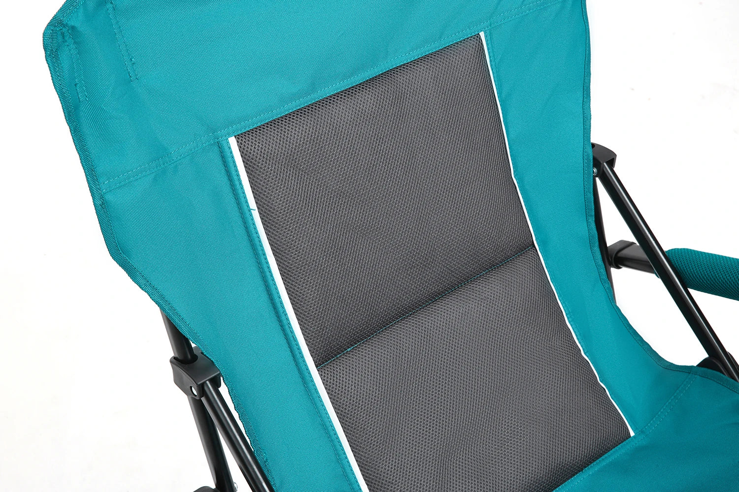 Outdoor Camping Chair, Portable Folding Lounge Moon Chair With Armrests, Drink Holder & Backrest For Outdoor Fishing Camping Trekker Essentials