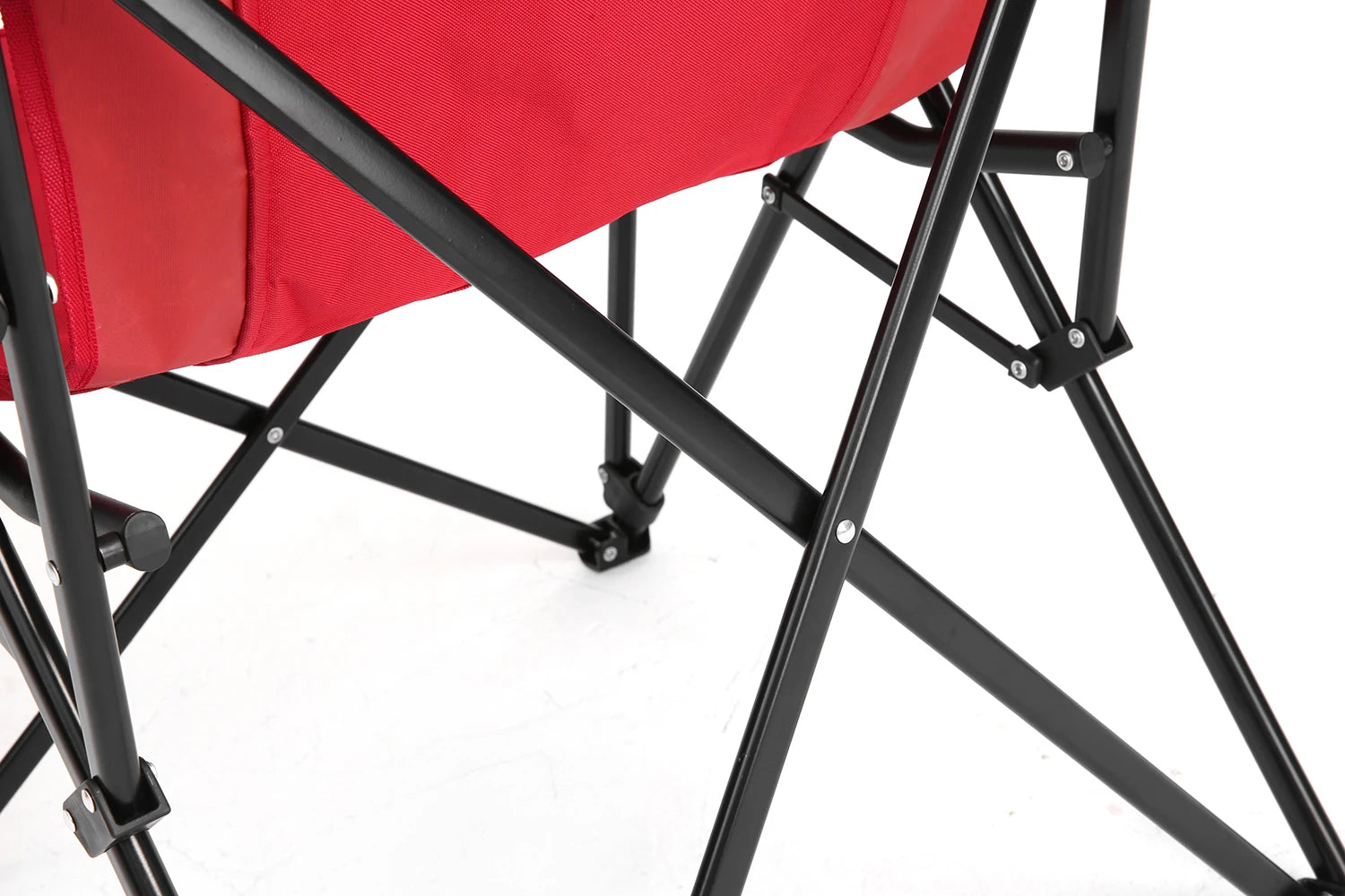 Outdoor Camping Chair, Portable Folding Lounge Moon Chair With Armrests, Drink Holder & Backrest For Outdoor Fishing Camping Trekker Essentials