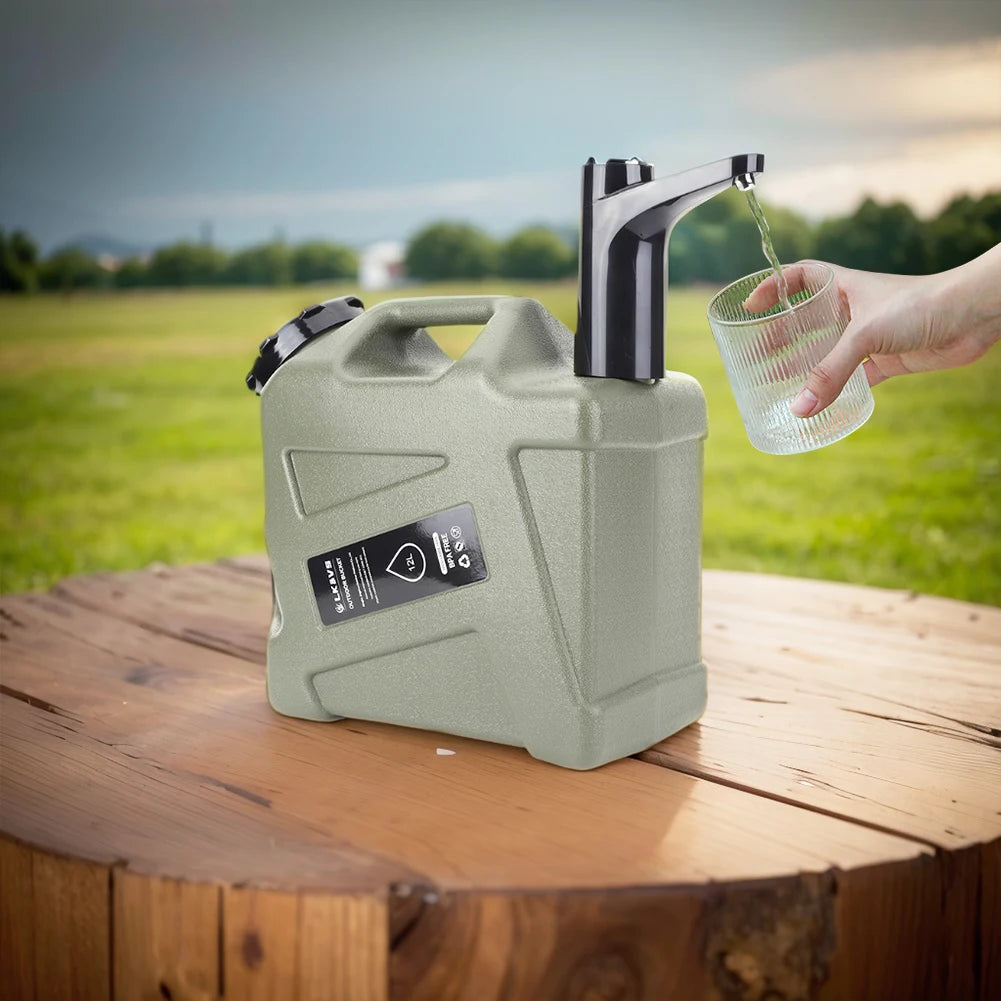 USB Rechargeable Electric Water Pump – Portable One-Touch Water Dispenser for Camping & Home Use Trekker Essentials