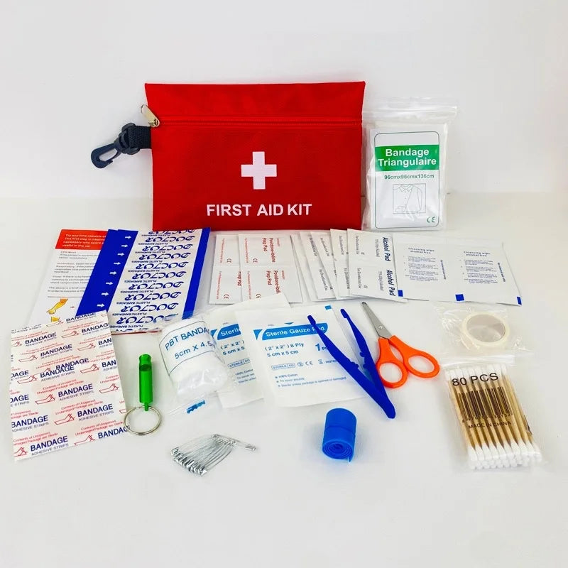 104-Piece First Aid Kit – Waterproof Hard Case Emergency Medical Kit for Travel, Home, Car & Outdoor Use Trekker Essentials