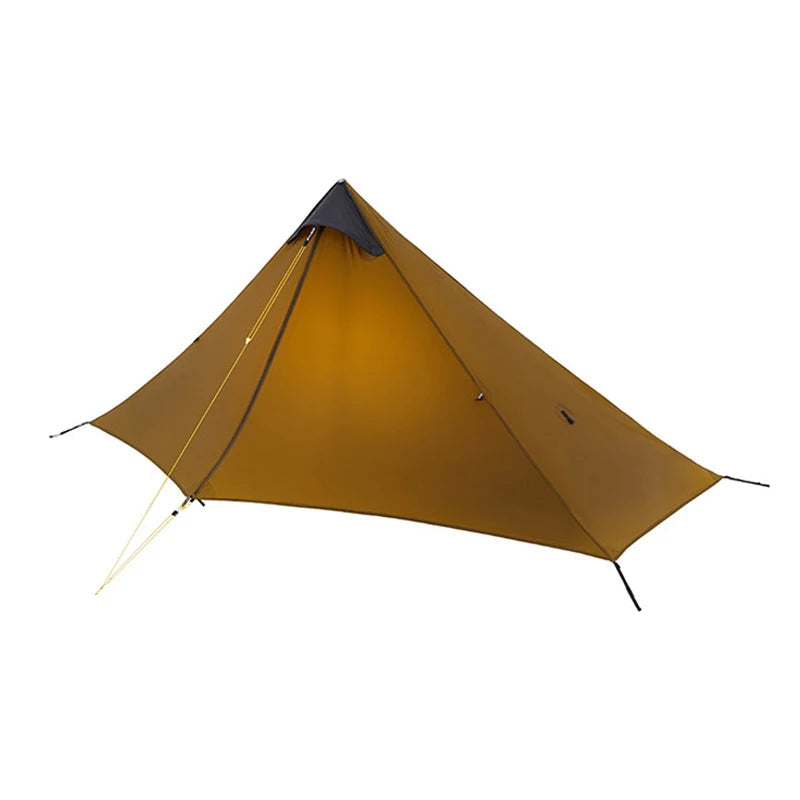 FLAME'S CREED Lanshan 1 Ultralight Tent – 1 Person 15D Silnylon Backpa – Trekker Essentials