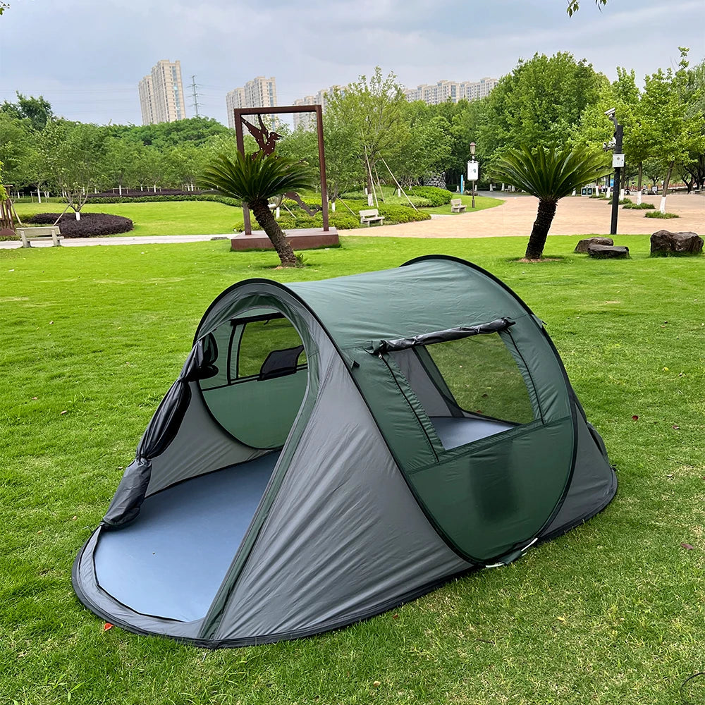5-8 people quick opening hand throw tent waterproof camping boat tent outdoor tent fully automatic pop-up Trekker Essentials