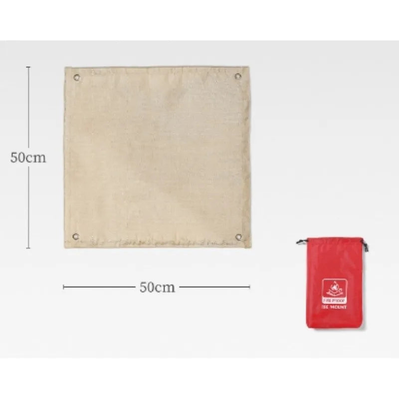 Fireproof BBQ Mat - Heat Resistant 700°C Camping Grill Pad for Outdoor Use