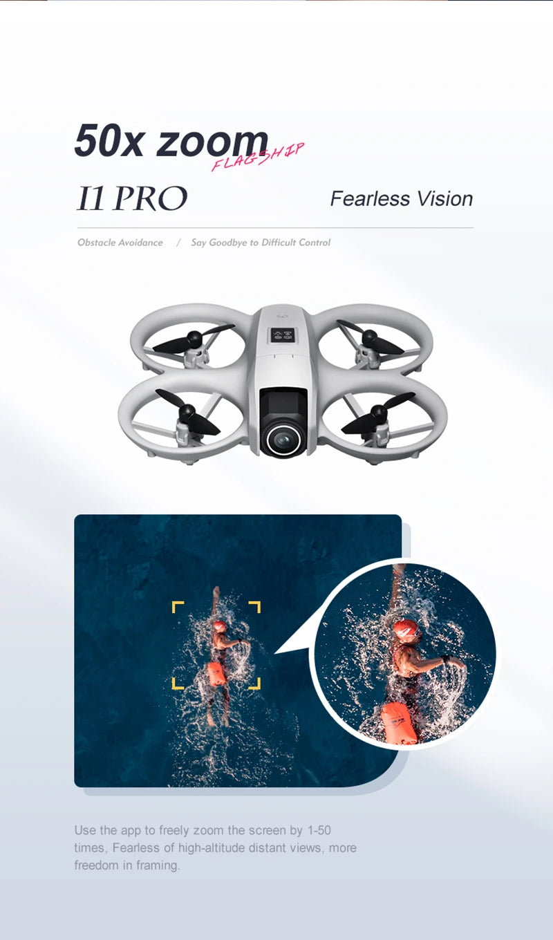 Xiaomi i1PRO Drone Professional 8K Camera Drone 5G WIFI FPV UAV With screen remote control RC Dron avoidance Aerial Quadcopter Trekker Essentials