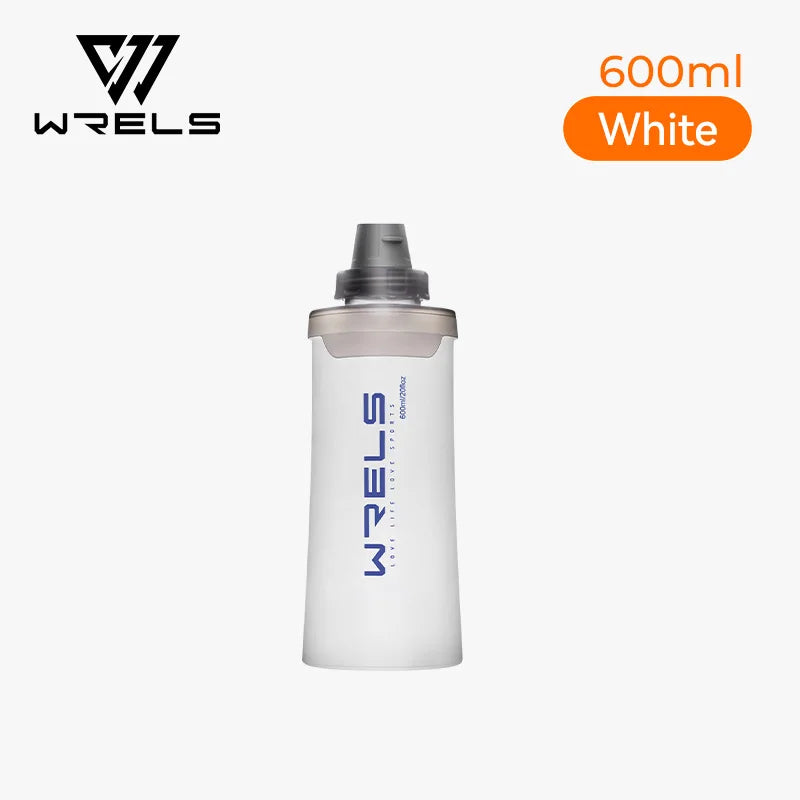 WRELS Soft Water Bottle with Filter Ultralight Collapsible Water Filter Bottle Hydrapak Soft Flask for Hiking Camping Backpack Trekker Essentials