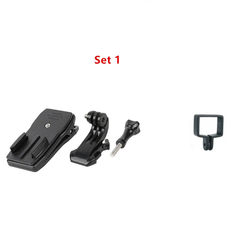 Accessories Kit for DJI Osmo Pocket 3 – Quick Release Head Strap, Chest Harness, Backpack Clip & Wrist Mount Set