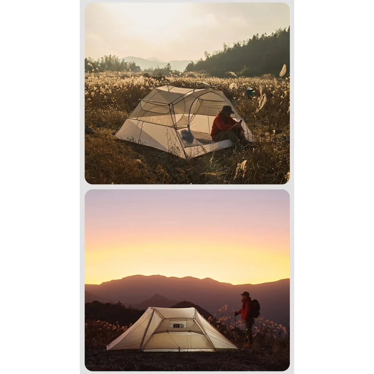 4-Season Waterproof Camping Tent – Double-Layer Rainproof Hiking Tent for Mountaineering & Outdoor Adventures