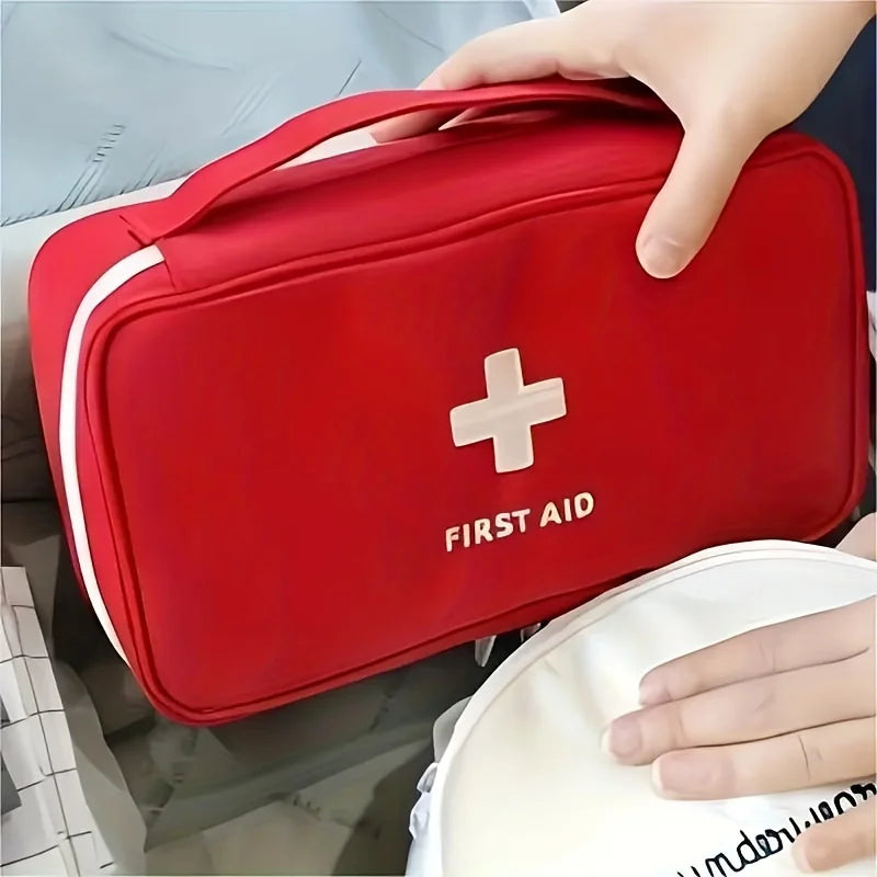 184-piece home emergency kit for outdoor hunting, hiking, camping, etc. Multifunctional outdoor first aid kit Trekker Essentials