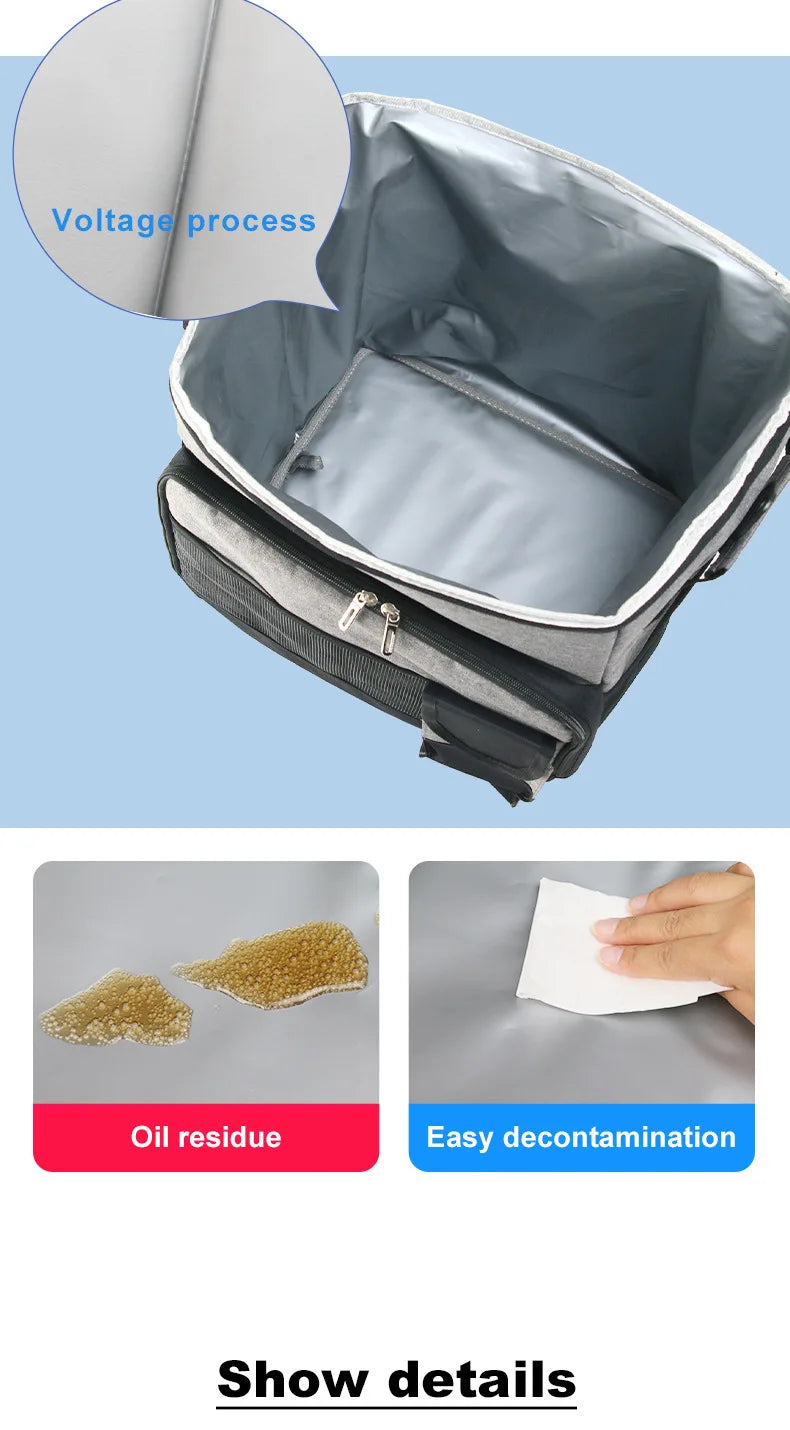 Cooler with Wheels and Handle Removable Wheels Insulated Portable Rolling Cooler Bag for Camping Hiking BBQ Summer Beach Travel