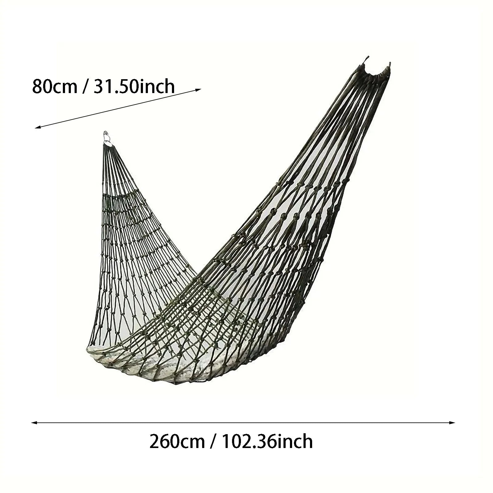 Portable Camping Hammock with Mesh Net – Lightweight, Travel-Friendly for Beach, Garden & Outdoor Adventures