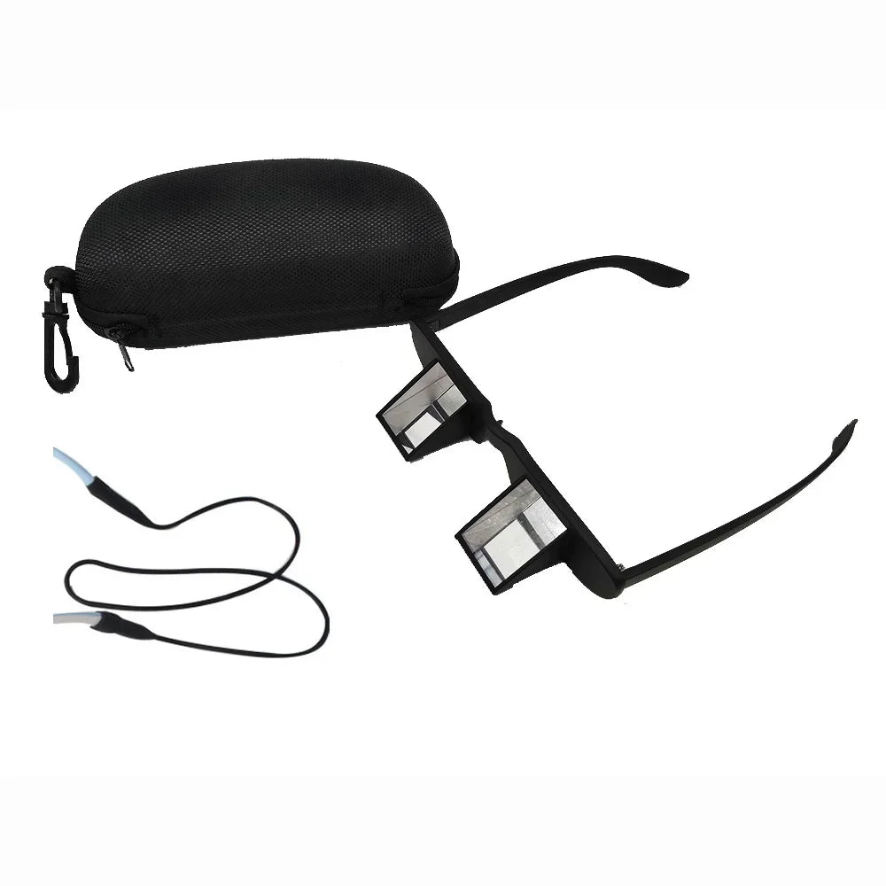 Gafas de seguridad con prisma horizontal de 90° para escalada: reducen la tensión cervical en deportes al aire libre y escalada en roca.