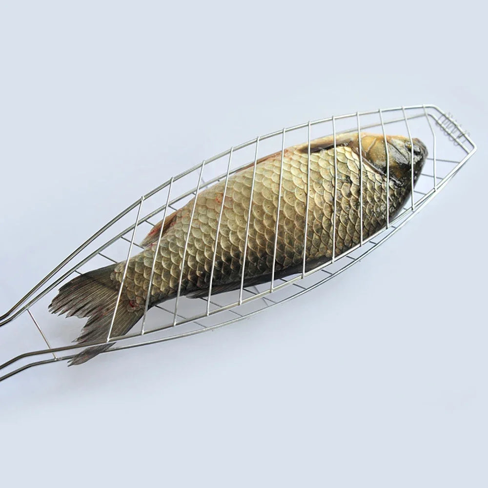 Roasting Fish Grilling BBQ Grill Basket Vegetable Folding Handle Nonstick Outdoor Barbecue Cookware Tool Mesh BBQ Cooking Grills Trekker Essentials