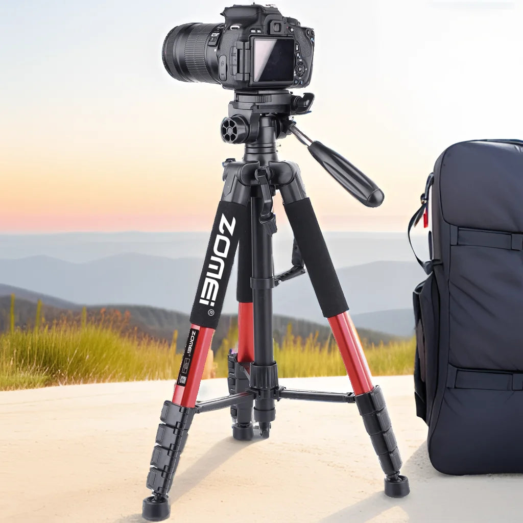 73.6" Professional Camera Tripod - 5kg Load Aluminum Alloy DSLR/Phone Stand