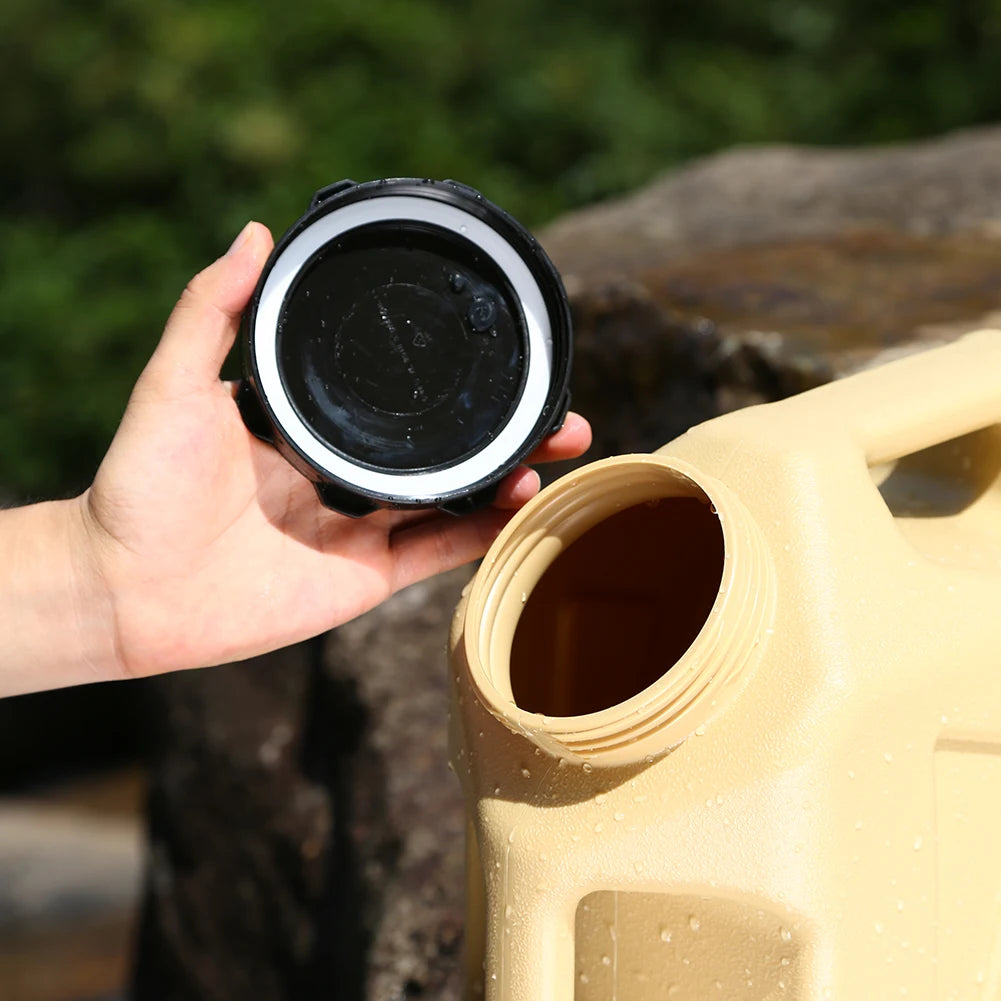 Large-Capacity Portable Water Container with Faucet for Camping and Outdoor Adventures