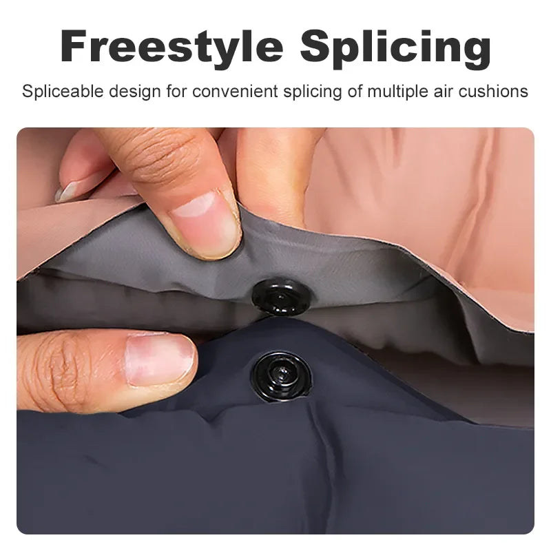 Outdoor Thicken Camping Mattress Ultralight Self-inflating Air Mattress Built-in Inflator Pump For Travel Hiking Fishing Trekker Essentials