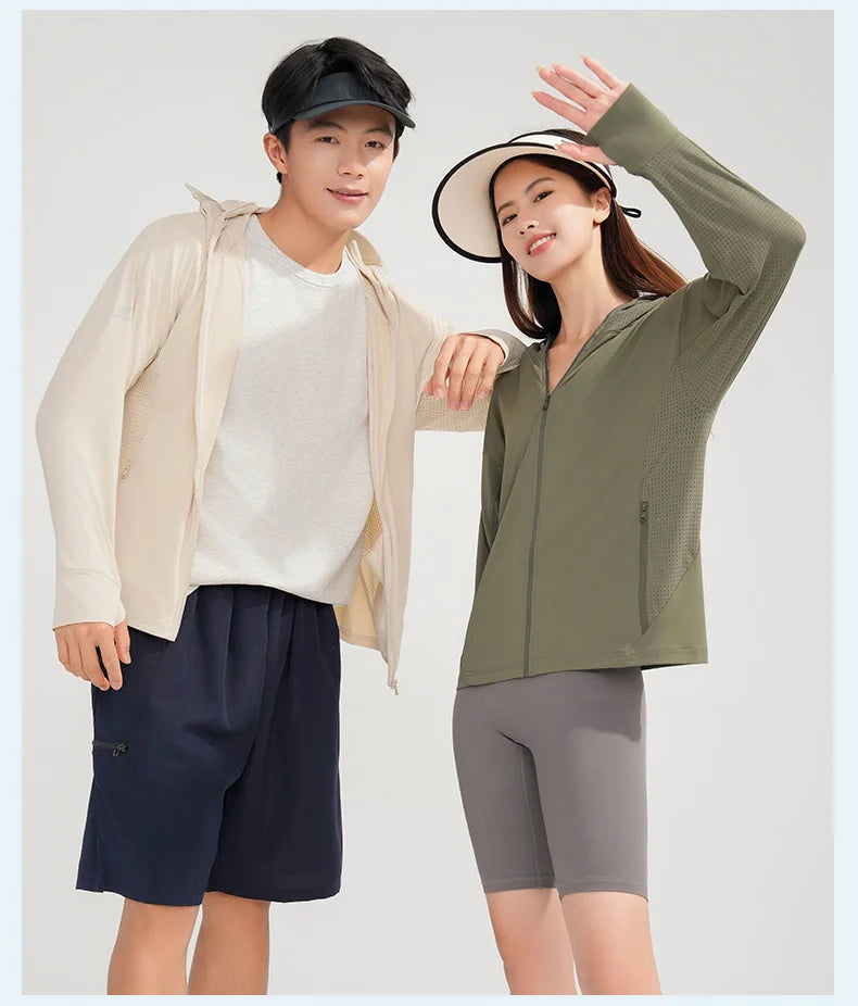 LNGXO Unisex Quick Dry Anti-UV Windbreaker Jacket Summer Sun Protection Outdoor Coat for Men Women Hiking Camping Climbing Trekker Essentials