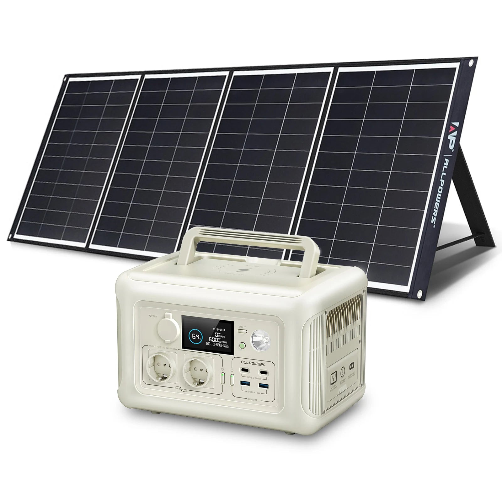 Portable Power Station – 299Wh Solar Generator with 600W Pure Sine Wave Output Trekker Essentials