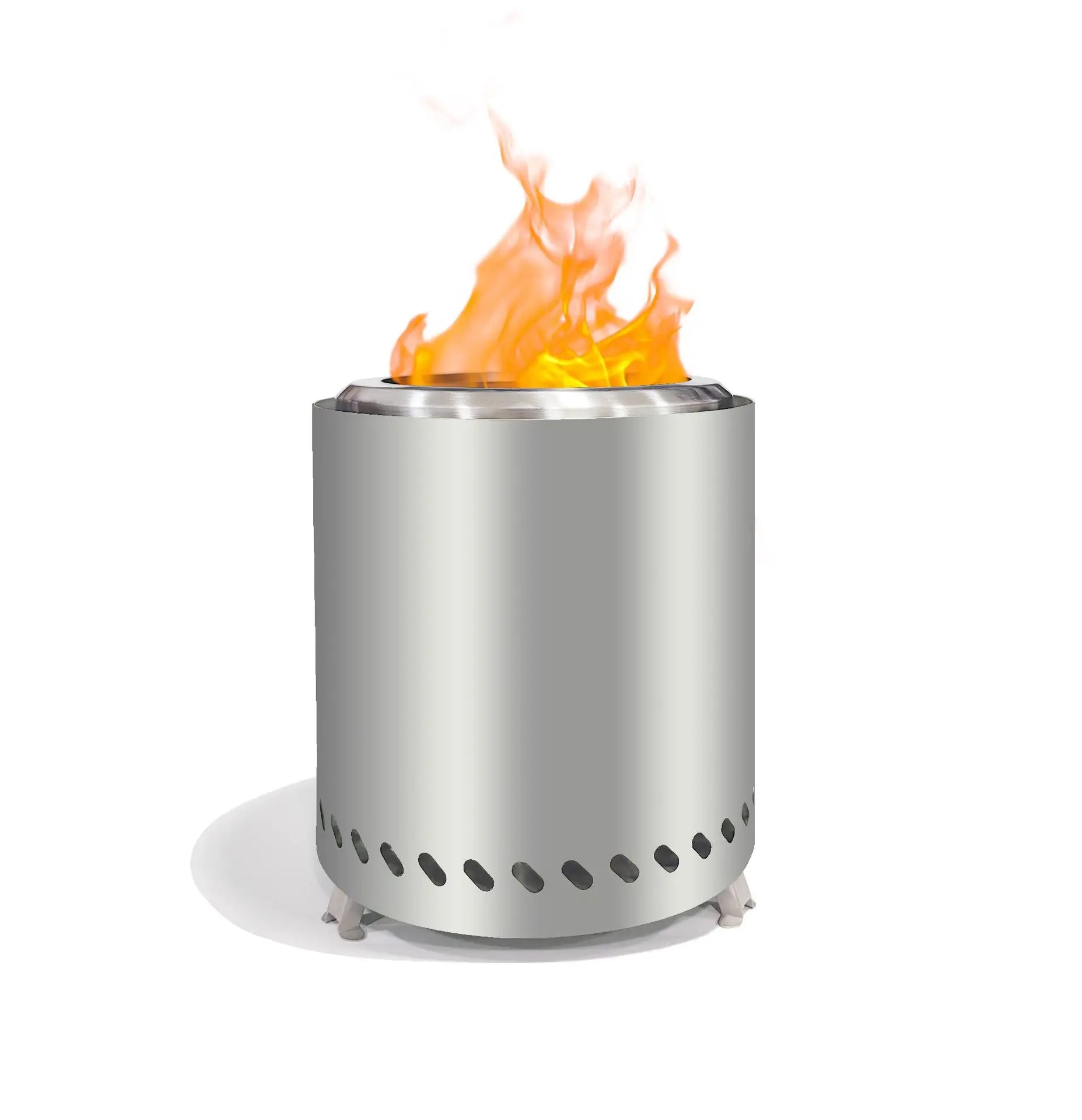 Multifunctional Stainless Steel Wood Stove | Portable Outdoor Heater & Barbecue Grill for Camping