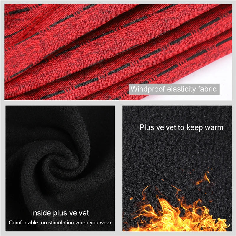 WEST BIKING Winter Windproof Ski Warm Mask Fleece Running Fishing Hiking Scarf Cycling Motorcycle Neck Warmer Thermal Sport Gear Trekker Essentials